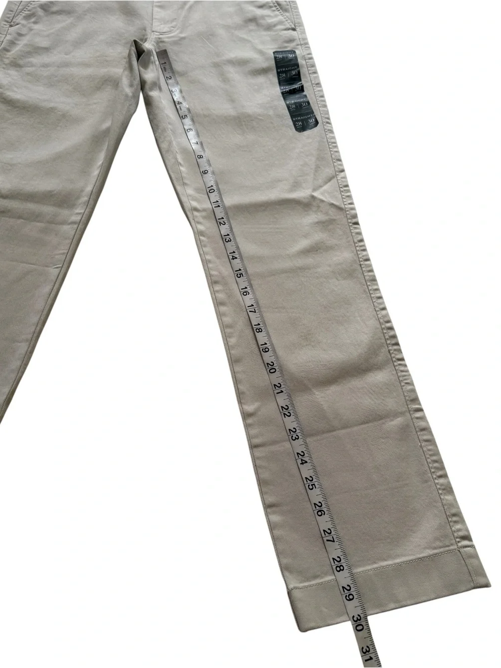 J.Crew Chino Pants Mens 28x30 Gray Flex Straight Fit H3186 NWT